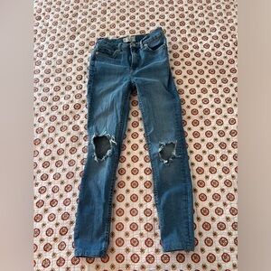Free People Distressed Skinny Jeans We The Free Size 24